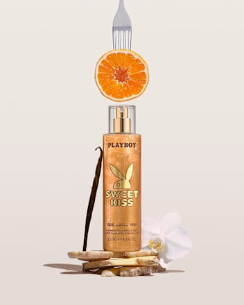 Csillámos test- és hajpermet Sweet Kiss PLAYBOY