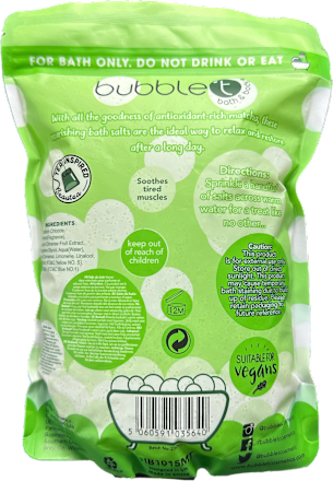 Sól do kąpieli Matcha bubble t