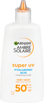 Sensitive napozó fluid arcra FF50+ Garnier Ambre Solaire
