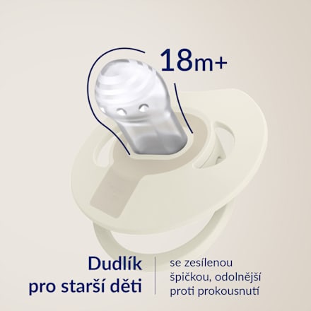 Prime dudlík silikonový 0-6m Blush LOVI