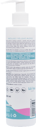 baby tělové mléko s probiotiky a prebiotiky kii-baa organic