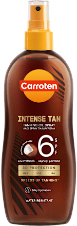 Спрей-олио за интензивен тен SPF 6 Carroten