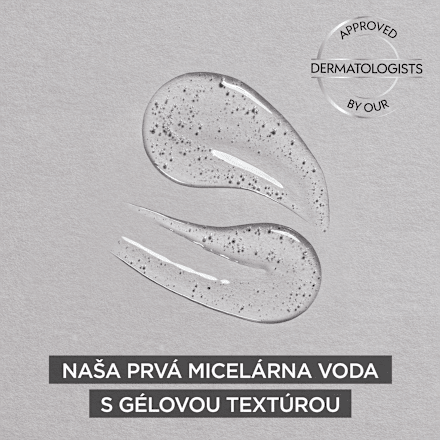 Čistiaca micelárna pleťová voda Jelly Charcoal GARNIER SKIN NATURALS