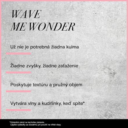 Stylingový sprej na kučery Overnight Wave Me Wonder Schwarzkopf taft