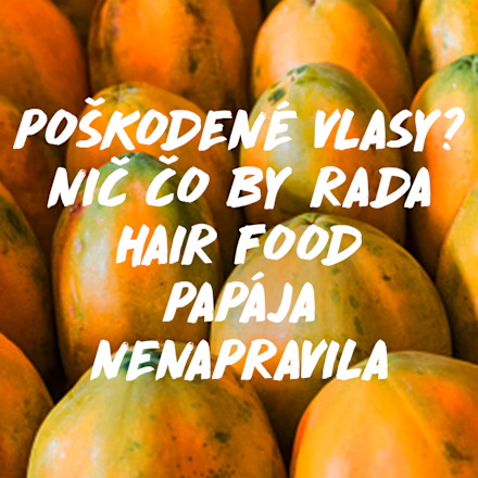 Obnovujúca maska na poškodené vlasy Papaya Hair Food GARNIER FRUCTIS