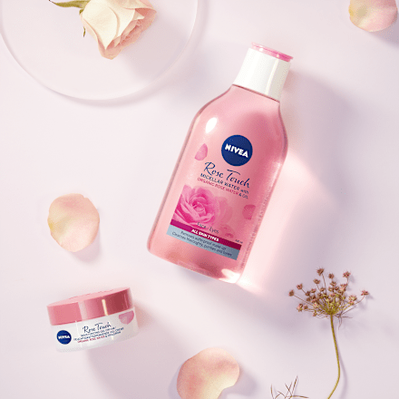 Dvojfázová čistiaca micelárna voda Rose Touch NIVEA