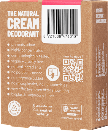 Prírodný krémový dezodorant Red nuud