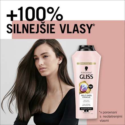 Šampón na rozštiepené končeky vlasov Split Ends Miracle Schwarzkopf GLISS