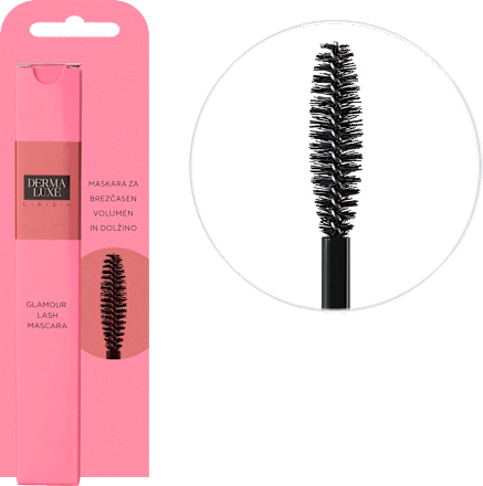 Maskara za glamurozne trepalnice Glamour Lash  Derma-Luxe Cosmetics