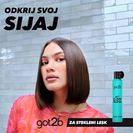 Sprej za gladke in sijoče lase got GLOSS got2b