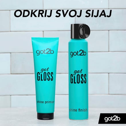 Sprej za gladke in sijoče lase got GLOSS got2b