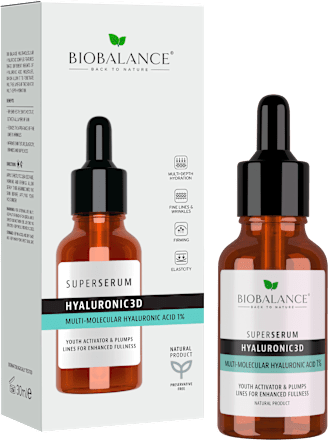 Arcszérum 3D hialuronsavval  BIOBALANCE