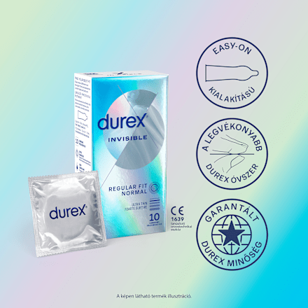 Óvszer Invisible Regular Fit Durex