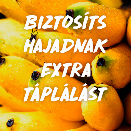 Hajpakolás banánnal, nagyon igénybevett, száraz hajra GARNIER FRUCTIS