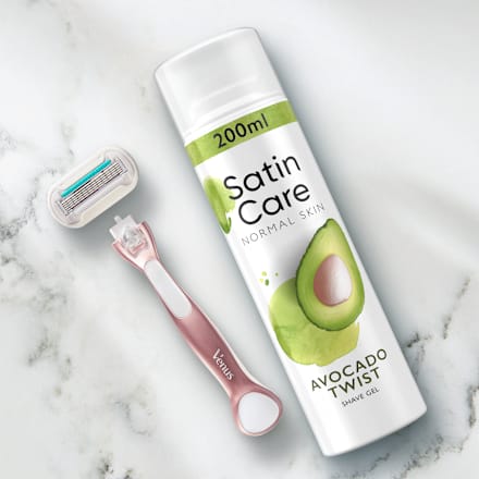 Női Borotvazselé, avokádóolajjal Satin Care