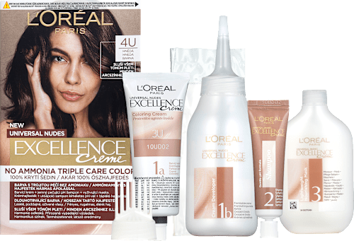 barva na vlasy Nudes Hnědá 4U L'ORÉAL PARiS EXCELLENCE Creme