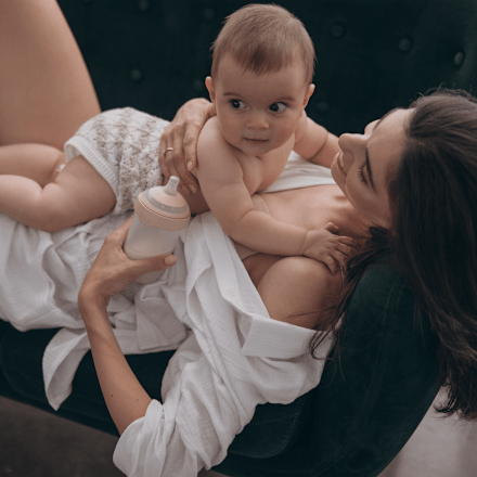 kojenecká lahev MAMMAFEEL 3m+ LOVI
