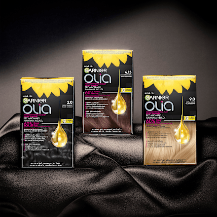 Tartós hajfesték, fekete gyémánt 2.0 GARNIER olia