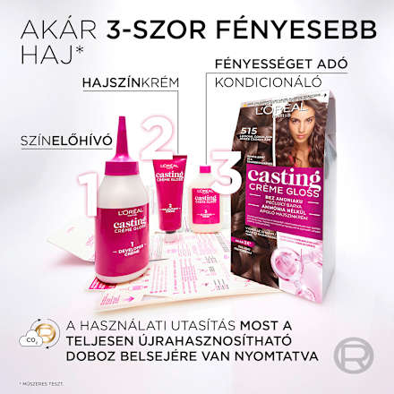 Hajszínező, jeges espresso 310 L'ORÉAL PARiS CASTING Crème Gloss