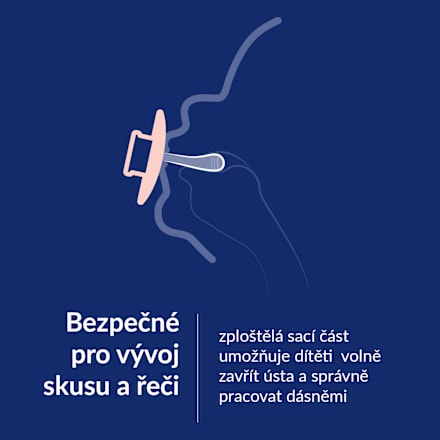 Prime dudlík silikonový 0-6m, Nude LOVI