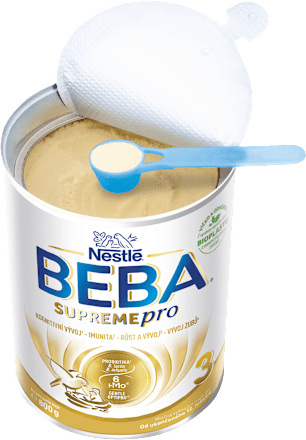 SUPREMEpro 3, 6 HMO, instantní mléčná výživa pro malé děti 12m+ BEBA