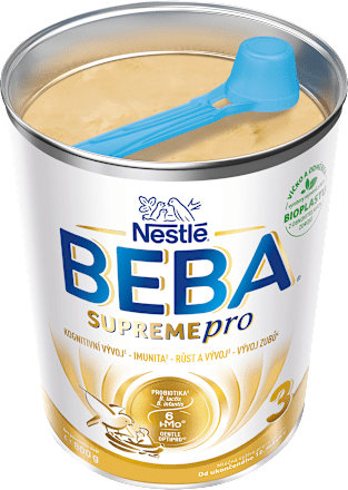 SUPREMEpro 3, 6 HMO, instantní mléčná výživa pro malé děti 12m+ BEBA