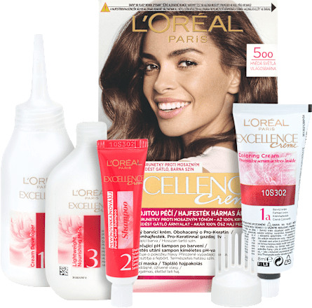 barva na vlasy Hnědá světlá 5 L'ORÉAL PARiS EXCELLENCE Creme