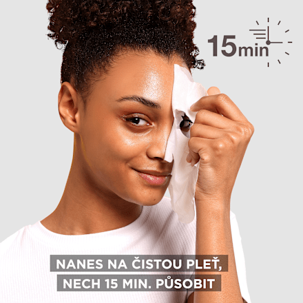 superhydratační textilní maska s granátovým jablkem GARNIER SKIN NATURALS