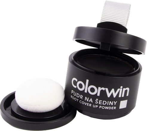 pudr na šediny černý colorwin