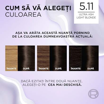 Vopsea de păr permanentă cu amoniac 5.11 L'ORÉAL PARiS EXCELLENCE Creme