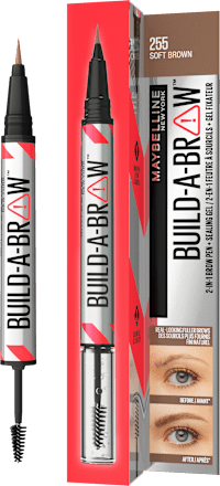 Build-A-Brow 2u1 olovka i gel za obrve - 255 Soft Brown MAYBELLINE NEW YORK