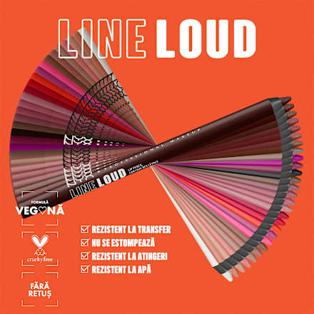 Line Loud creion de buze 12 On A Mission NYX PROFESSIONAL MAKEUP