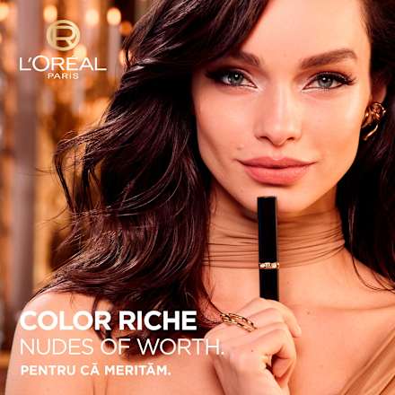 Color Riche Intense Volume Matte Ruj 505 Le Nude Resilient L'ORÉAL PARiS