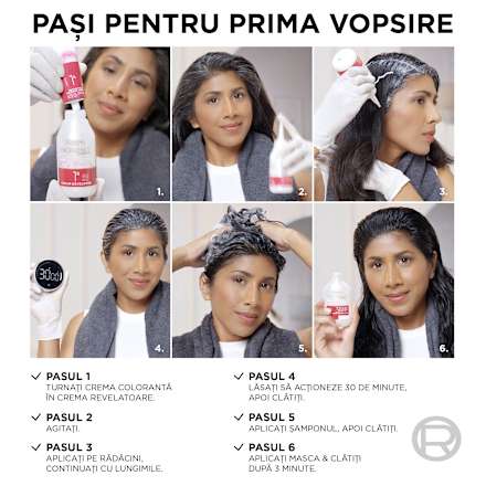 Vopsea de păr permanentă cu amoniac 01 L'ORÉAL PARiS EXCELLENCE Creme