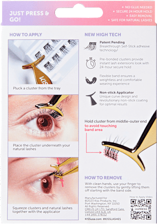 Kit gene false natural Impress Press-On KISS