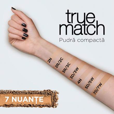 True Match pudră compactă 2N Vanilla L'ORÉAL PARiS