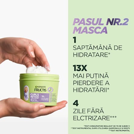 Mască pentru părul creț GARNIER FRUCTIS