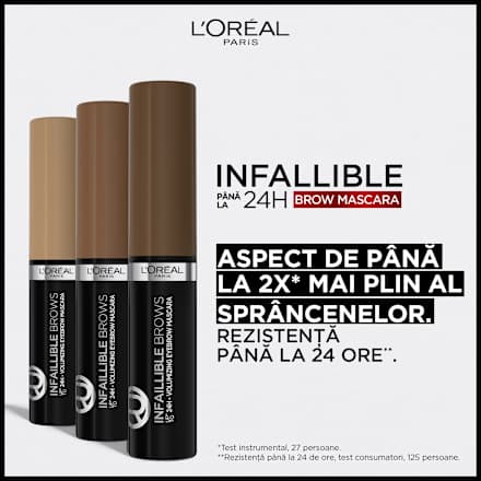 Infaillible Brows mascara sprâncene 105 Brunet L'ORÉAL PARiS
