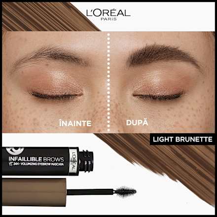 Infaillible Brows mascara sprâncene 105 Brunet L'ORÉAL PARiS