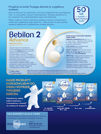 Mleko modyfikowane 2  Bebilon