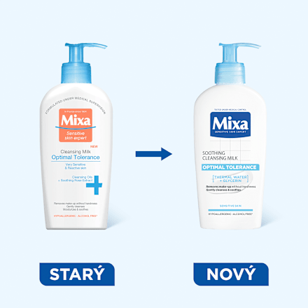 odličovací mléko Optimal Tolerance Mixa