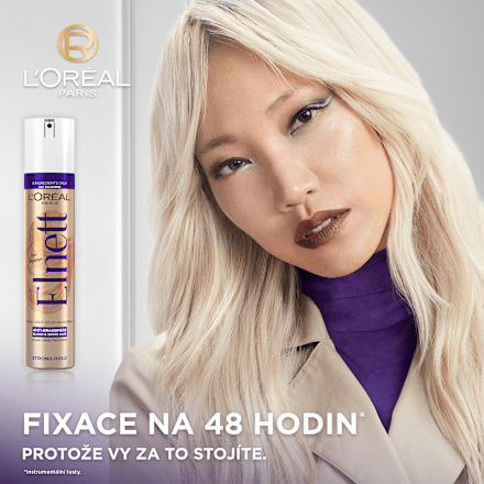 lak na vlasy Anti-Brassiness Blond & White Hair L'ORÉAL PARiS Elnett