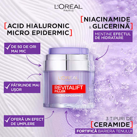 Cremă pentru față cu acid hialuronic, 50 ml L'ORÉAL PARiS REVITALIFT