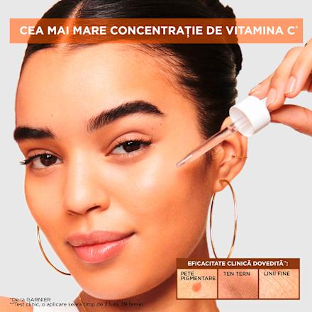 Ser de noapte pentru față cu vitamina C GARNIER SKIN NATURALS