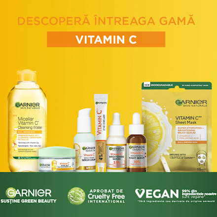 Ser de noapte pentru față cu vitamina C GARNIER SKIN NATURALS