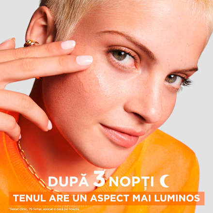 Ser de noapte pentru față cu vitamina C GARNIER SKIN NATURALS