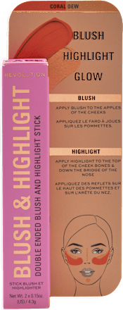 Rumenilo i highlighter u olovci - Coral Dew REVOLUTION