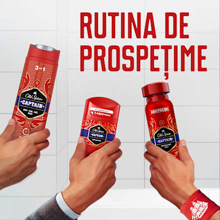 Deodorant spray captain Old Spice