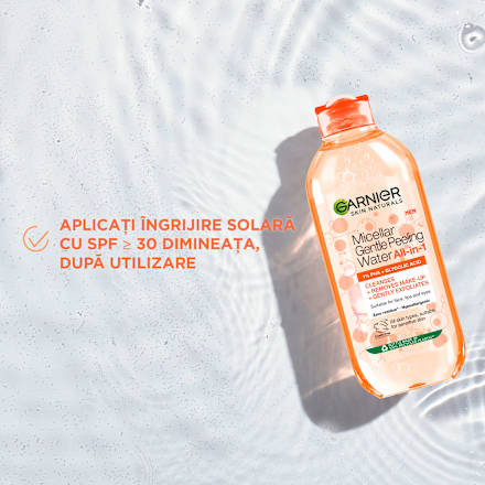 Apă micelară cu efect exfoliant delicat GARNIER SKIN NATURALS