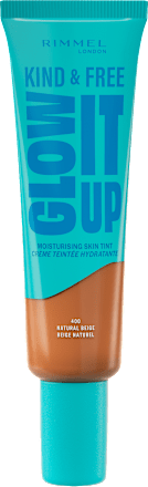 Kind&Free Glow It Up! tečni puder - 400 Natural Beige RIMMEL LONDON